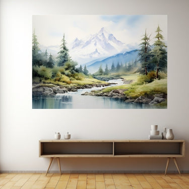 Mountain Canvas Wall Decor